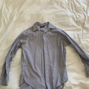 Polo mens long sleeves button up shirt